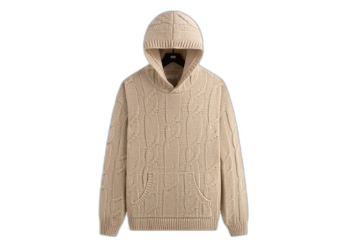 Kith Knit Elliot Hoodie Sandy Heather