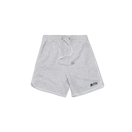 Kith Knit Jordan Sweatshort Light Heather Grey