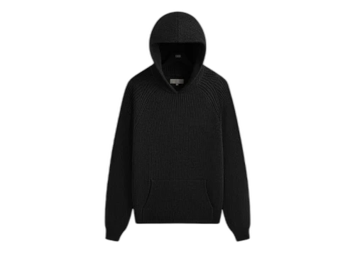 Kith Knit Miles Hoodie Black