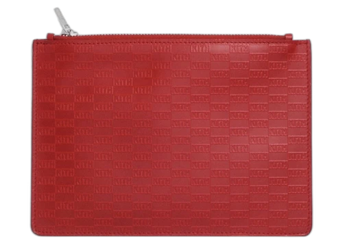 Kith Leather Pouch Red