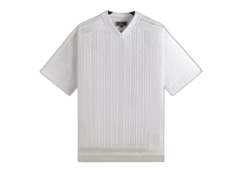 Kith Leon Short Sleeve Lace Combo Jersey White