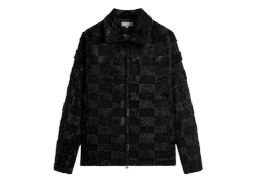 Kith Lloyd Faux Fur Coaches Jacket Black