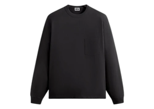 Kith Long Sleeve Leonard Pocket Tee Black