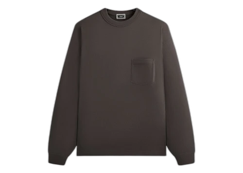 Kith Long Sleeve Leonard Pocket Tee Somber