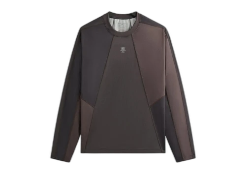 Kith Long Sleeve Panelled Otto Tee Kindling