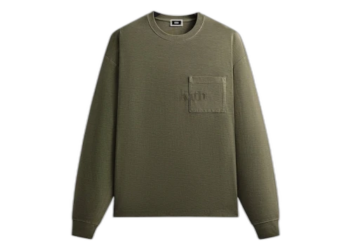 Kith Long Sleeve Quinn Tee Misty Fog