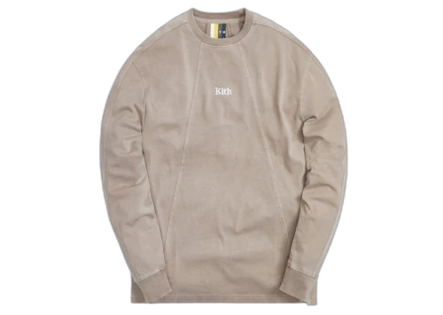 Kith Longsleeve Paneled Pullover Quicksand