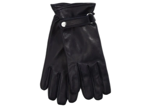 Kith Manhattan Leather Gloves Navy