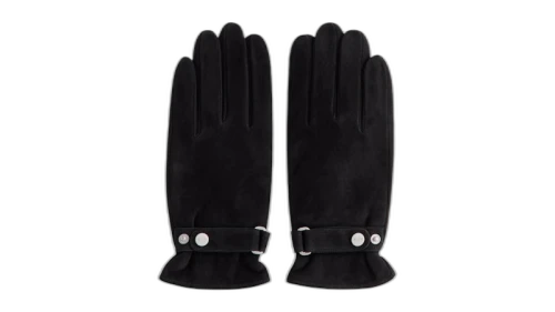 Kith Manhattan Suede Gloves Black