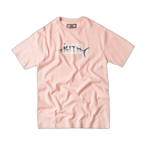 Kith Marlin Classic Logo Tee Pink