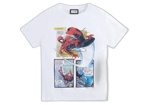 Kith Marvel Kids Spider-Man New York City Vintage Tee White