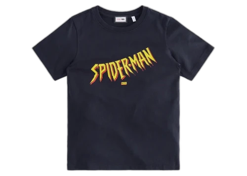 Kith Marvel Kids Spider-Man Timeline Classic Tee Black