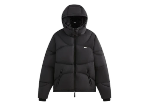 Kith Matte Stretch Taffeta Corey Puffer Black