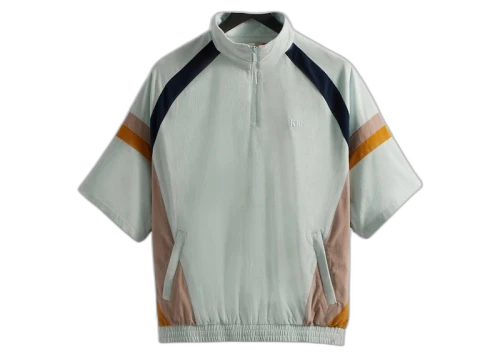 Kith Mixed Micro Cord Linden Retro Quarter Zip Glisten