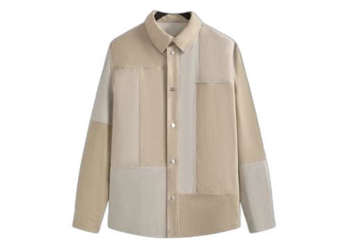 Kith Mixed Suede Apollo Shirt Malt