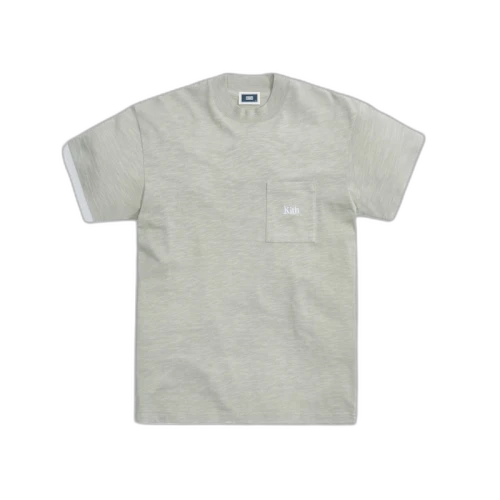 Kith Mock Neck JFK Pocket Tee Plaster