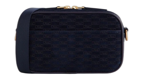 Kith Monogram Suede Crosswalk K20 Bag Ink