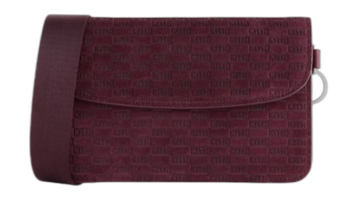 Kith Monogram Suede Envelope K20 Bag Magma