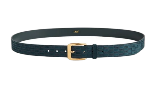 Kith Monogram Suede Leather Belt Stadium