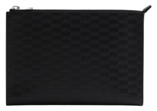 Kith Monogram Zipper Pouch Black