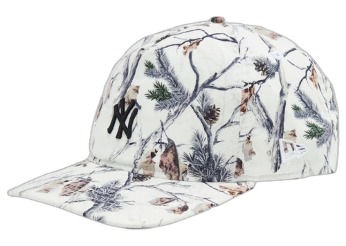 Kith New Era Pine Tree Camo Hat White