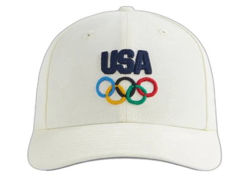 Kith New Era Team USA 59Fifty Fitted Low Profile Cap Sandrift