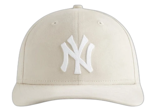 Kith New Era The New York Yankees Microsuede 59Fifty Low Profile Fitted Sandrift