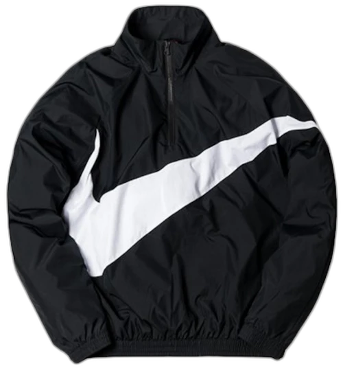 Kith Nike Big Swoosh Quarter Zip Black