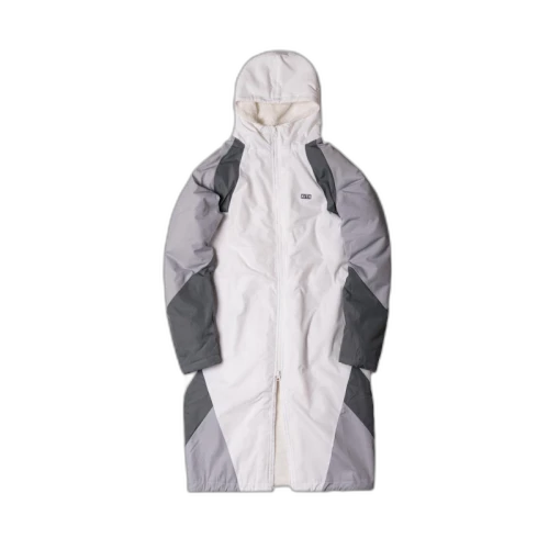 Kith Nike Sherpa Sideline Coat White/Grey