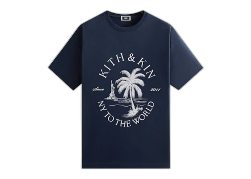 Kith NY to the World Palm Pocket Tee Nocturnal