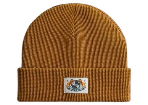 Kith NY To The World Waffle Beanie Dorado