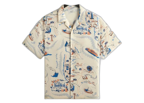 Kith NYC Thompson Camp Collar Shirt Sandrift