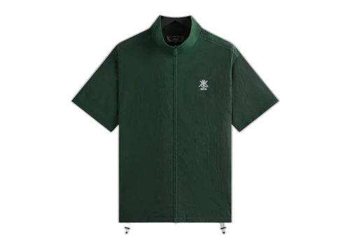 Kith Nylon Short Sleeve Colton Zip Up Shirt Stadium