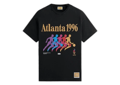 Kith Olympics Heritage Atlanta Basketball Vintage Tee Black