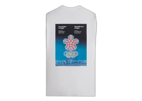 Kith Olympics Heritage Calgary 1988 Vintage Tee White