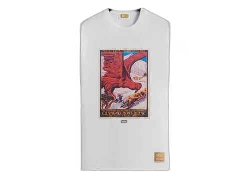 Kith Olympics Heritage Chamonix 1924 Vintage Tee White