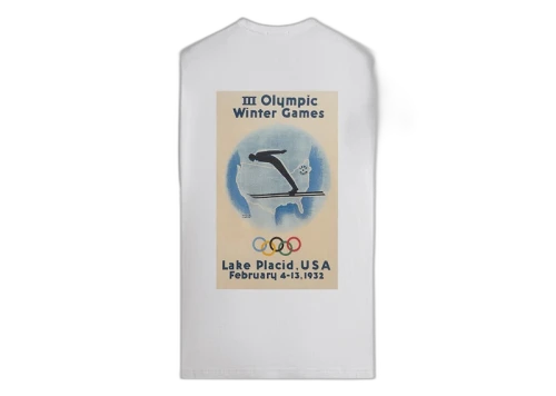 Kith Olympics Heritage Lake Placid 1932 Vintage Tee White