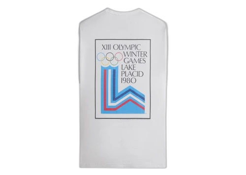 Kith Olympics Heritage Lake Placid 1980 Vintage Tee White