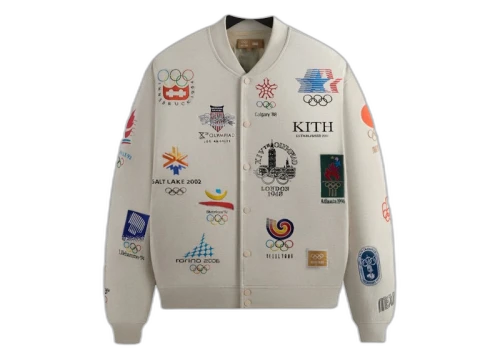 Kith Olympics Heritage Marvin Bomber Jacket Sandy Heather