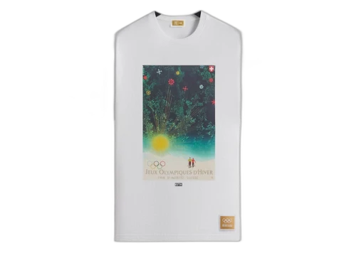 Kith Olympics Heritage St. Moritz 1948 Vintage Tee White