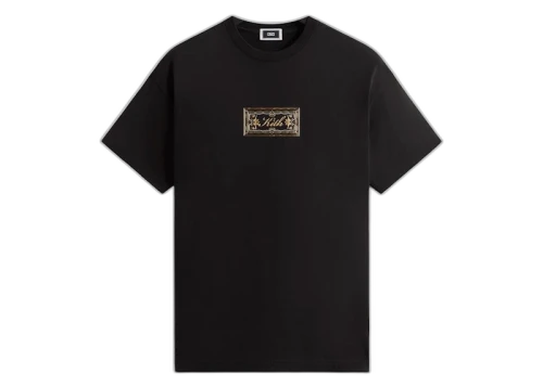 Kith Ornamental Script Tee Black
