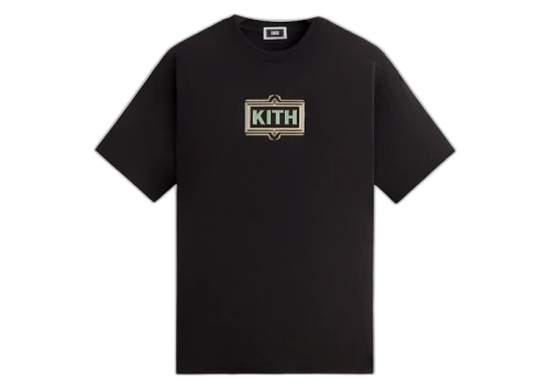Kith Ornate Classic Logo Tee Black