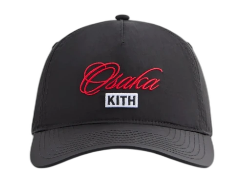 Kith Osaka Bay Low Pinch Crown Cap Black