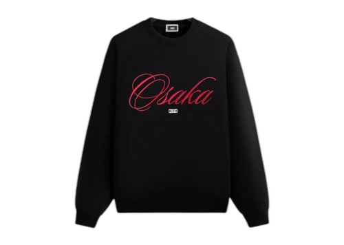 Kith Osaka Script Vintage Nelson Crewneck Black