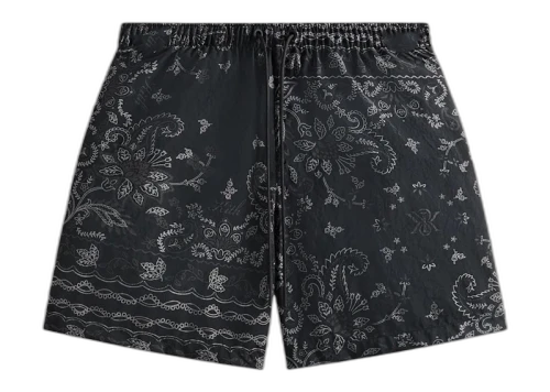 Kith Panelled Bandana Ashton Swim Short Black