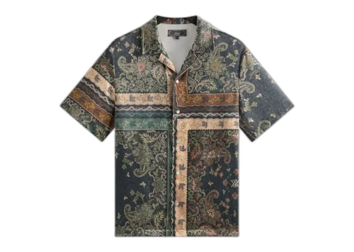 Kith Panelled Bandana Thompson Camp Collar Shirt Stadium