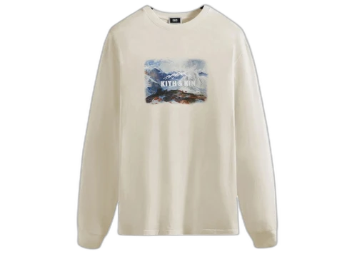 Kith Peak Long Sleeve Tee Sandrift