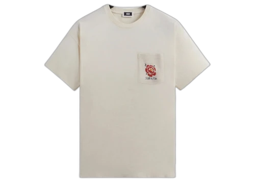 Kith Peony Pocket Tee Sandrift