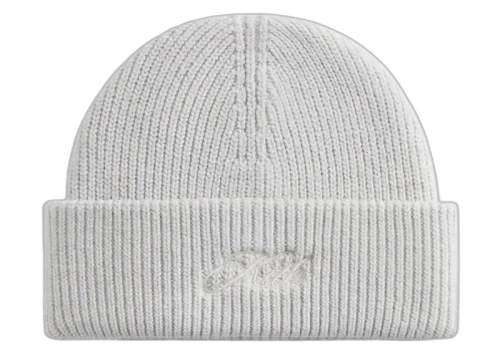 Kith Premier Logo Mia Beanie Light Heather Grey