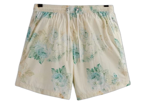 Kith Printed Active Vintage Roses Swim Short Waffle